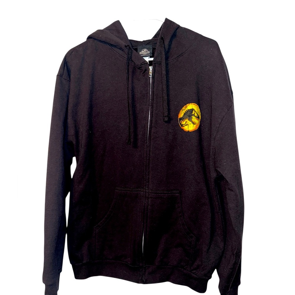 Universal Studios Jurassic Park Zip up Hoodie Size Large